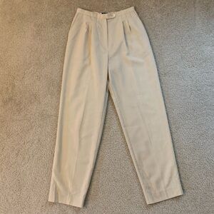 Vintage Cream/Ecru Pleated Pants (Barclay Square)